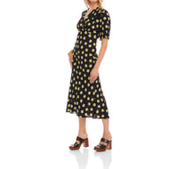 Karen Kane - Puff Sleeve Bias Dress