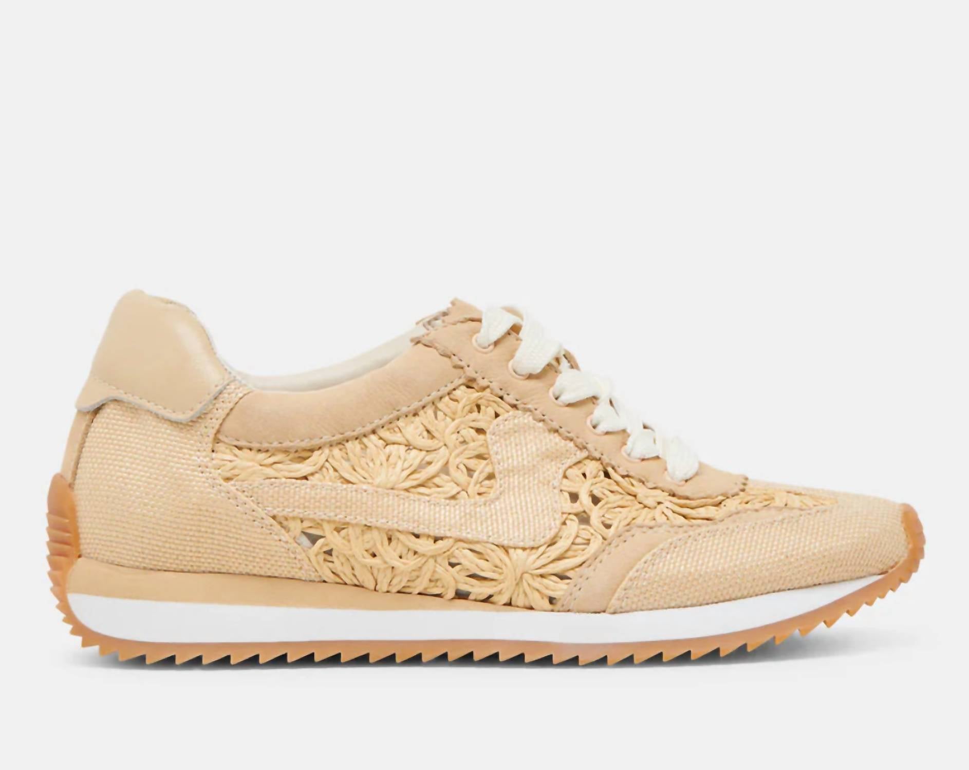 Dolce Vita - Women's Raffia Retro Jogger Sneakers