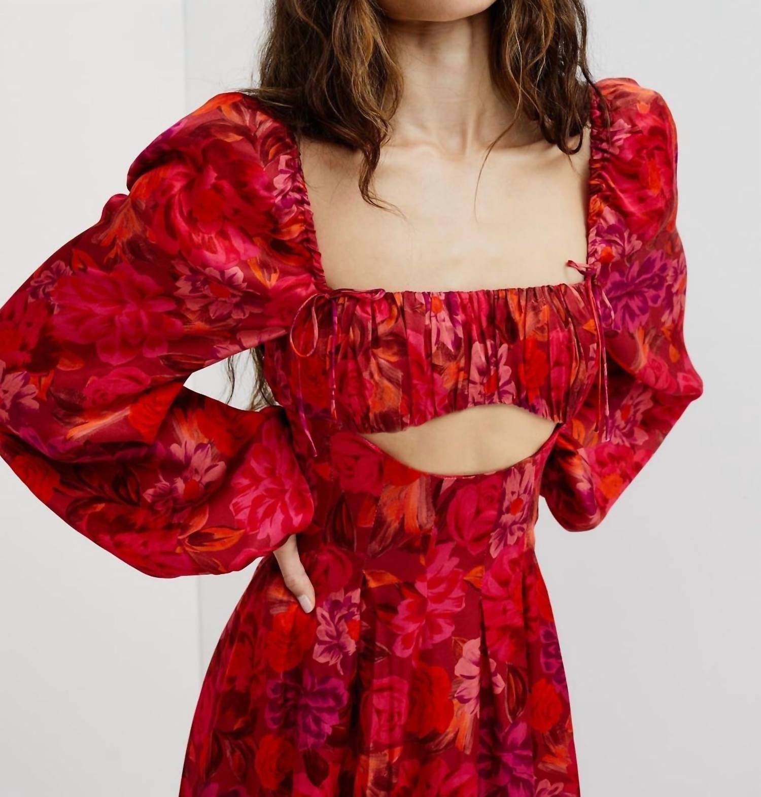For Love & Lemons - NIKKI MIDI DRESS
