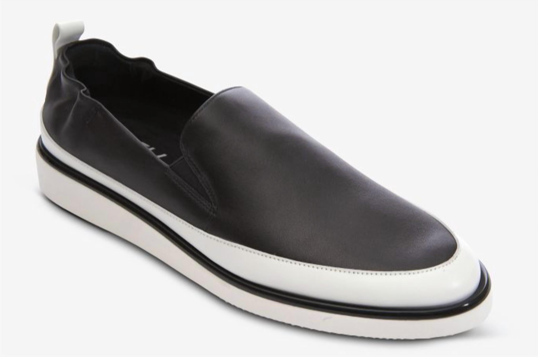 VANELi Women's Quin Leather Slip-on Sneaker in black - women's sneaker