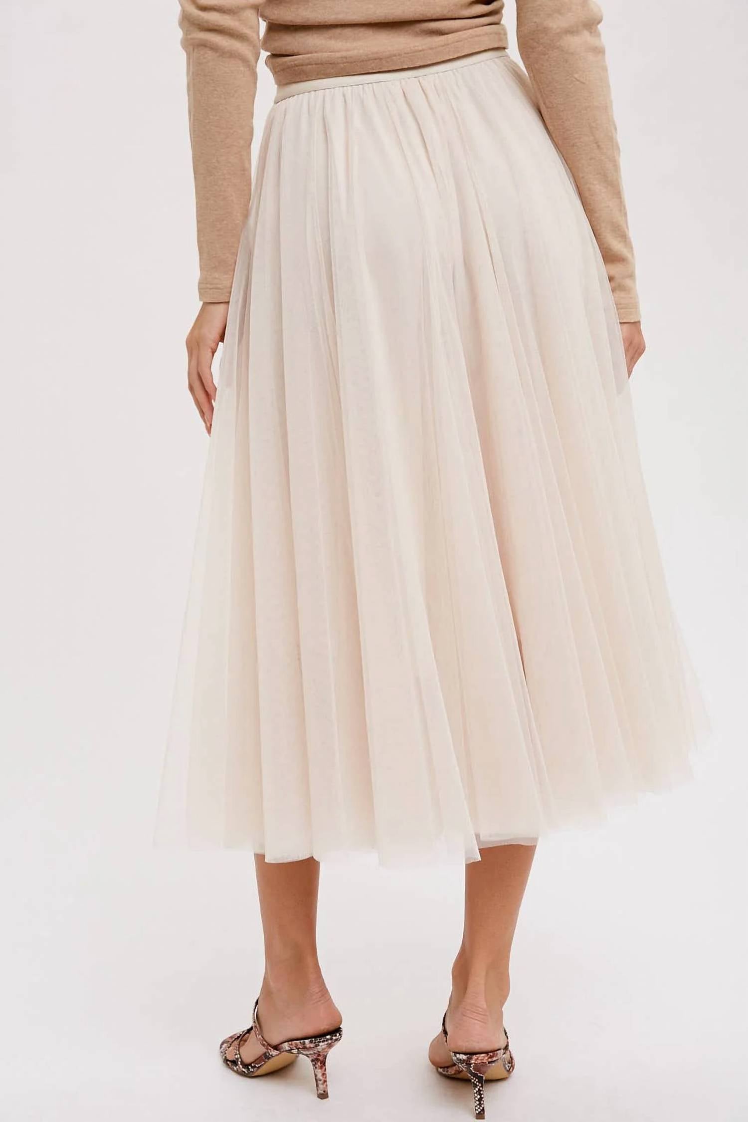 Bluivy - Tulle Midi Skirt
