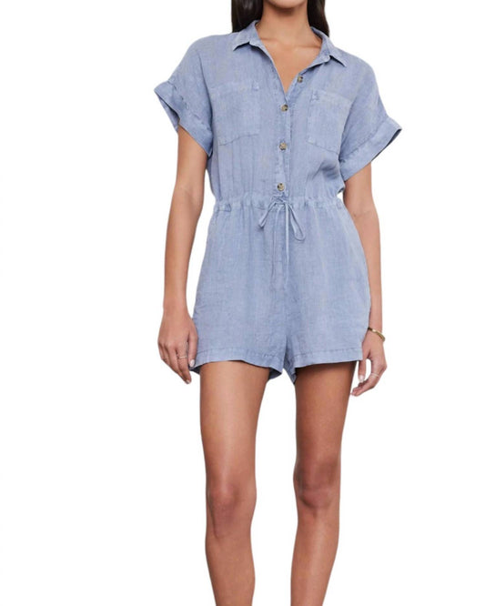 Velvet By Graham & Spencer - Clare Linen Romper