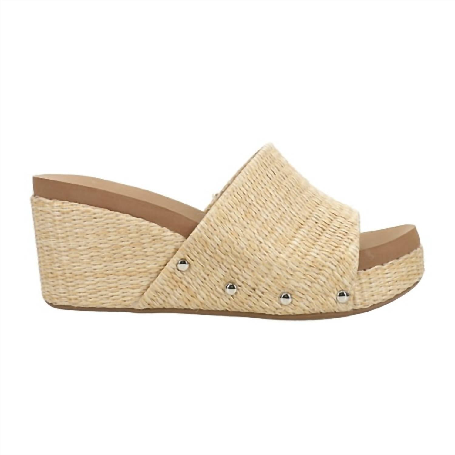 Corkys Footwear - Women's Summer Lovin Studded Wedge Sandal