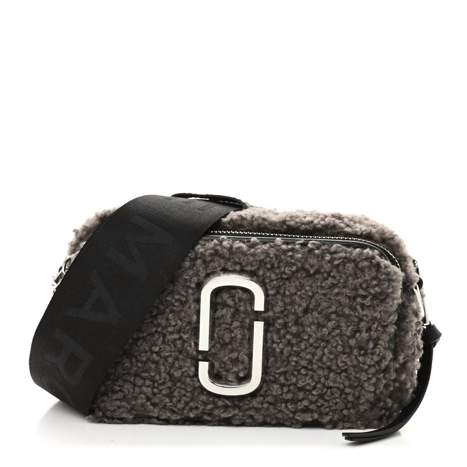 Marc Jacobs Women's Snapshot Teddy Crossbody Camera Bag in gray - women's bag