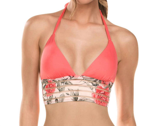 Isabella Rose - Long Line Halter Bikini Top