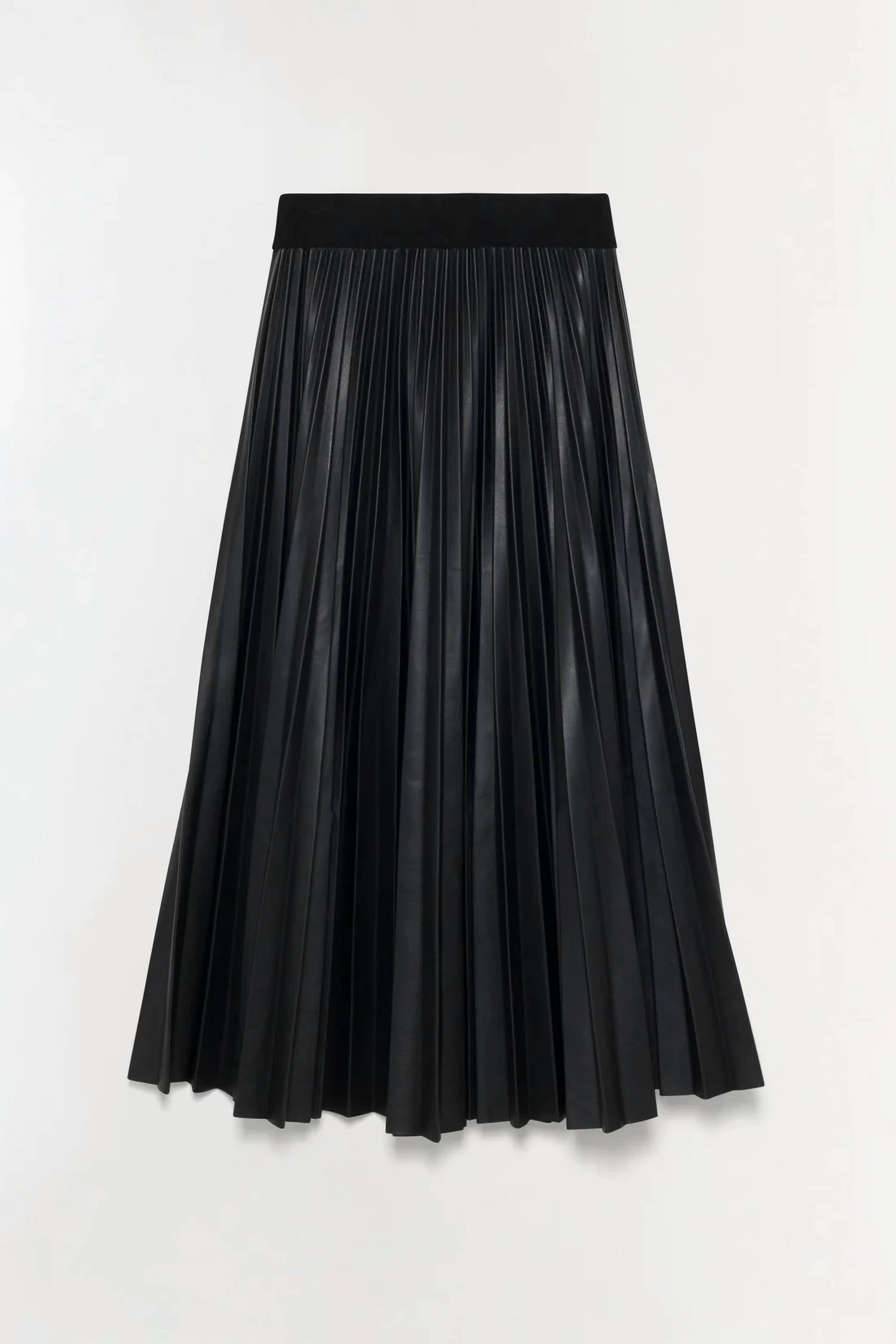 Simkhai - Kezia Vegan Leather Midi Skirt