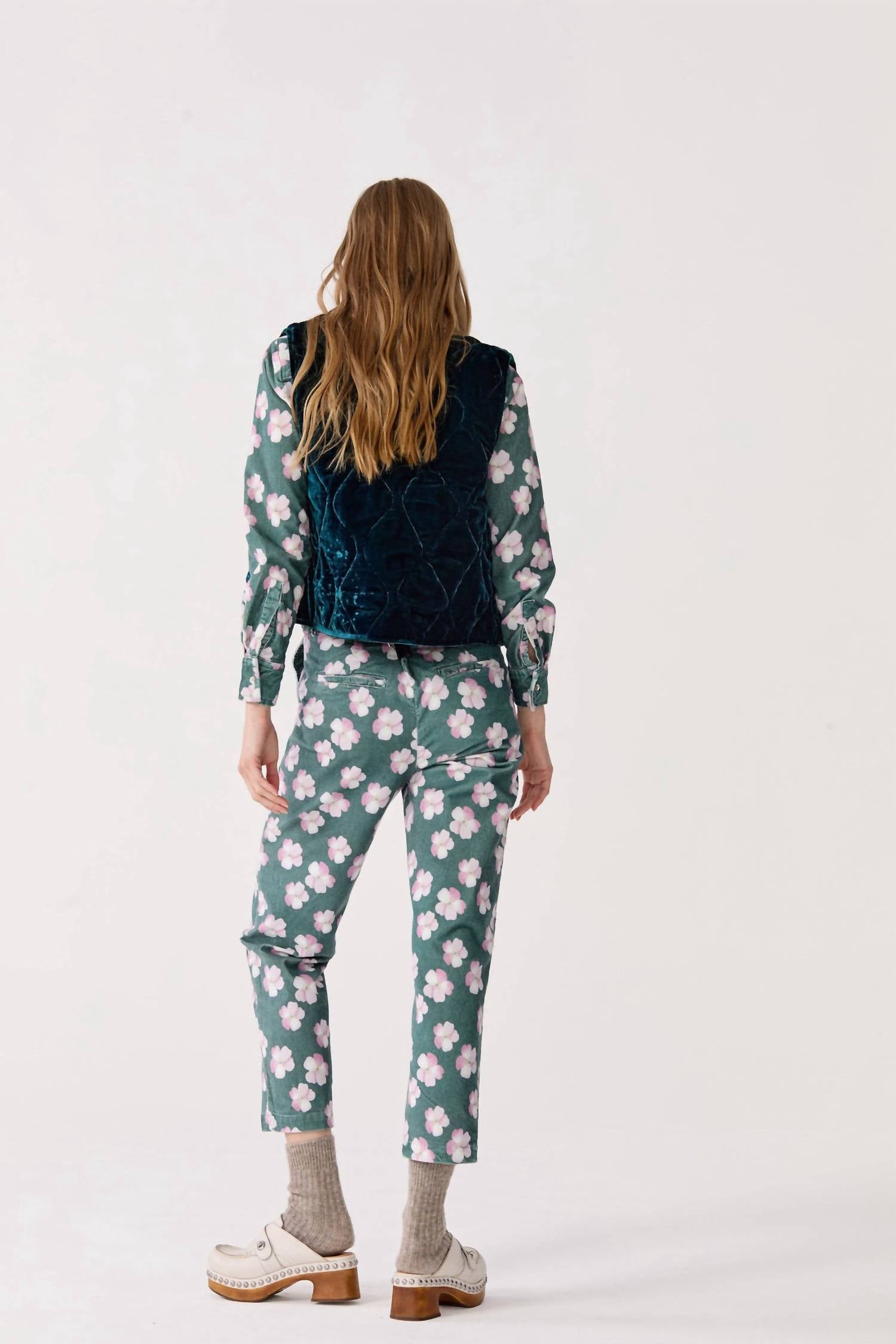 Lanhtropy - Waves Velvet Quilted Vest