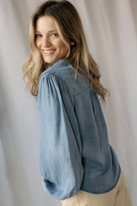 &Merci - Briar Denim Top