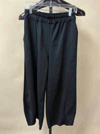 Yolly Elastic Waist Pocket Pants in black - women's pants - detail view