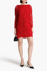 Valentino - Corded Lace Mini Dress