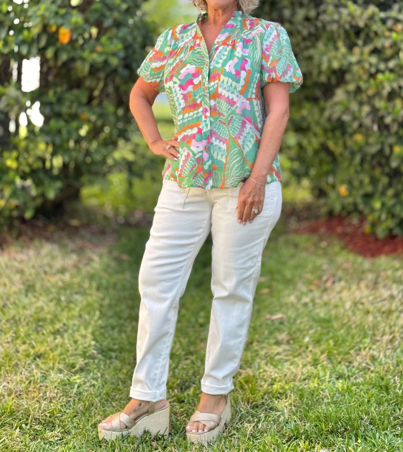 Southern Grace - Take Me To The Tropics Top