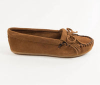 MINNETONKA Women's Kilty Flat in dusty brown - women's flats