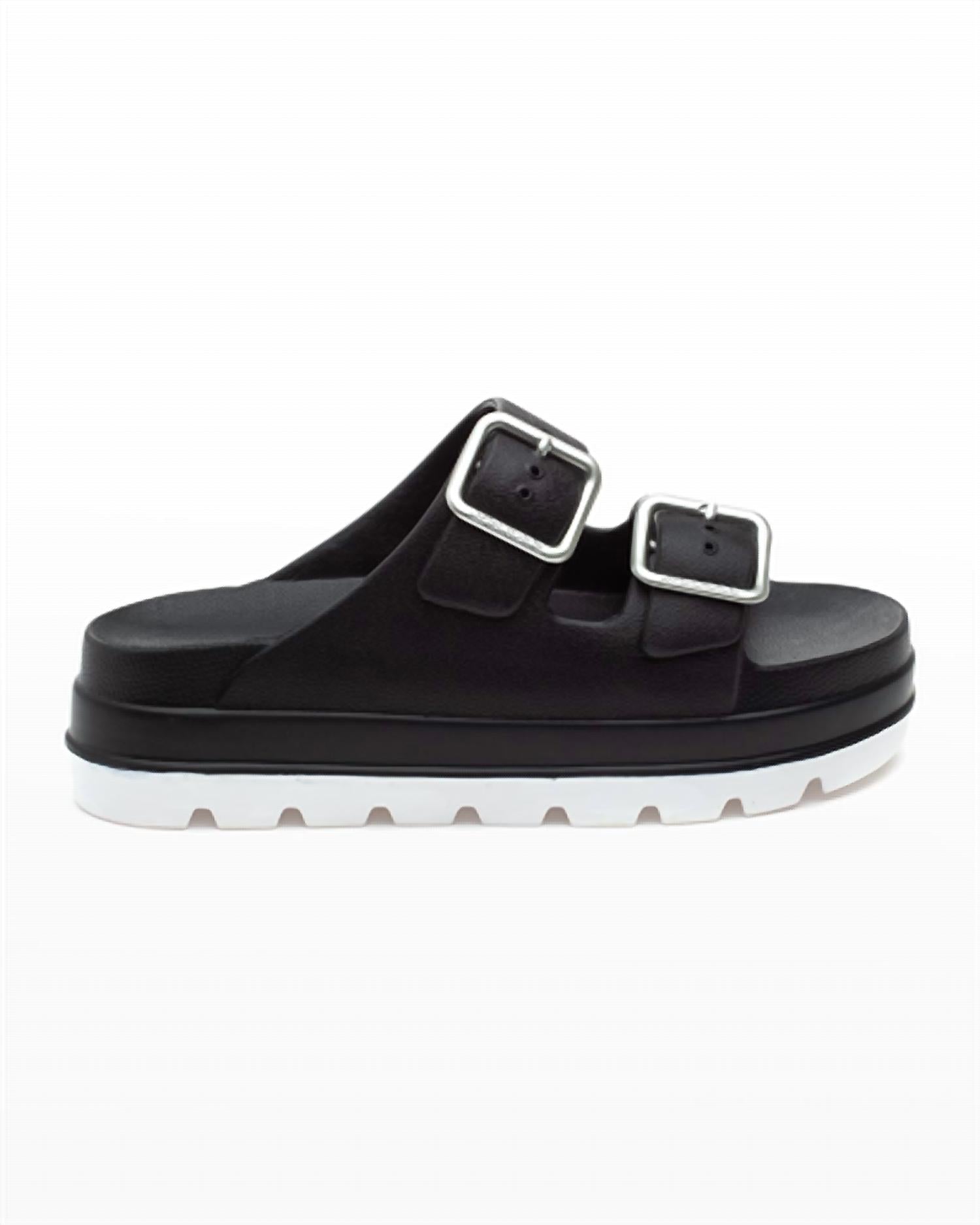 J/Slides - Women's Simply B Dual-buckle Slide Sandals