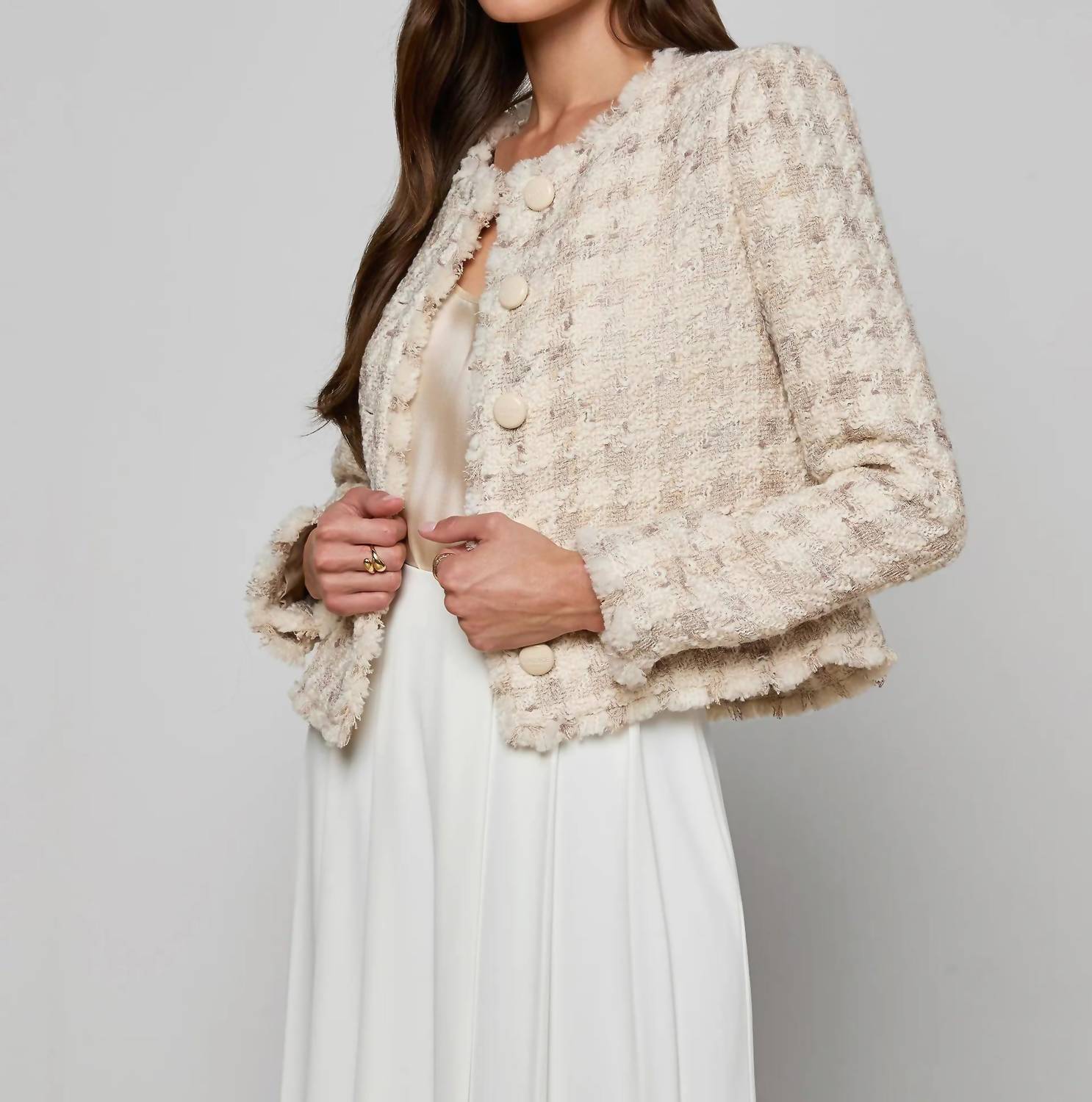 L'Agence - Zell Tweed Jacket