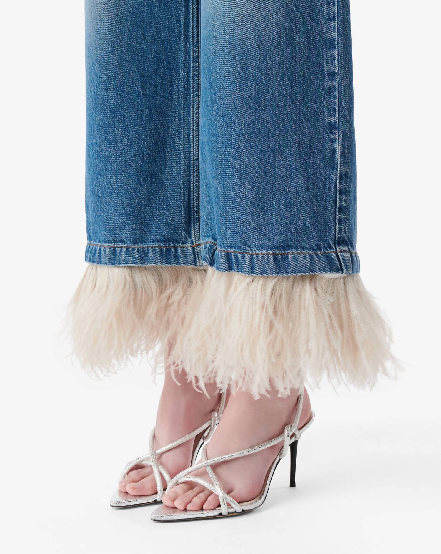Iro - Straight Feathered Jeans