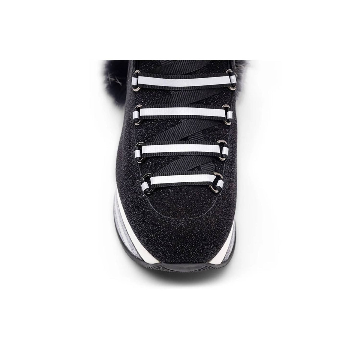 Hogan - Women's Fur-trimmed Platform Boots