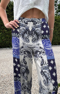 Central Park West - Allie Paisley Patch Pants