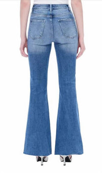 Bayeas - Women's Southern High Rise Flare Jeans