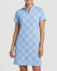 Lulu-B - 1/4 Zip Mini Shift Dress