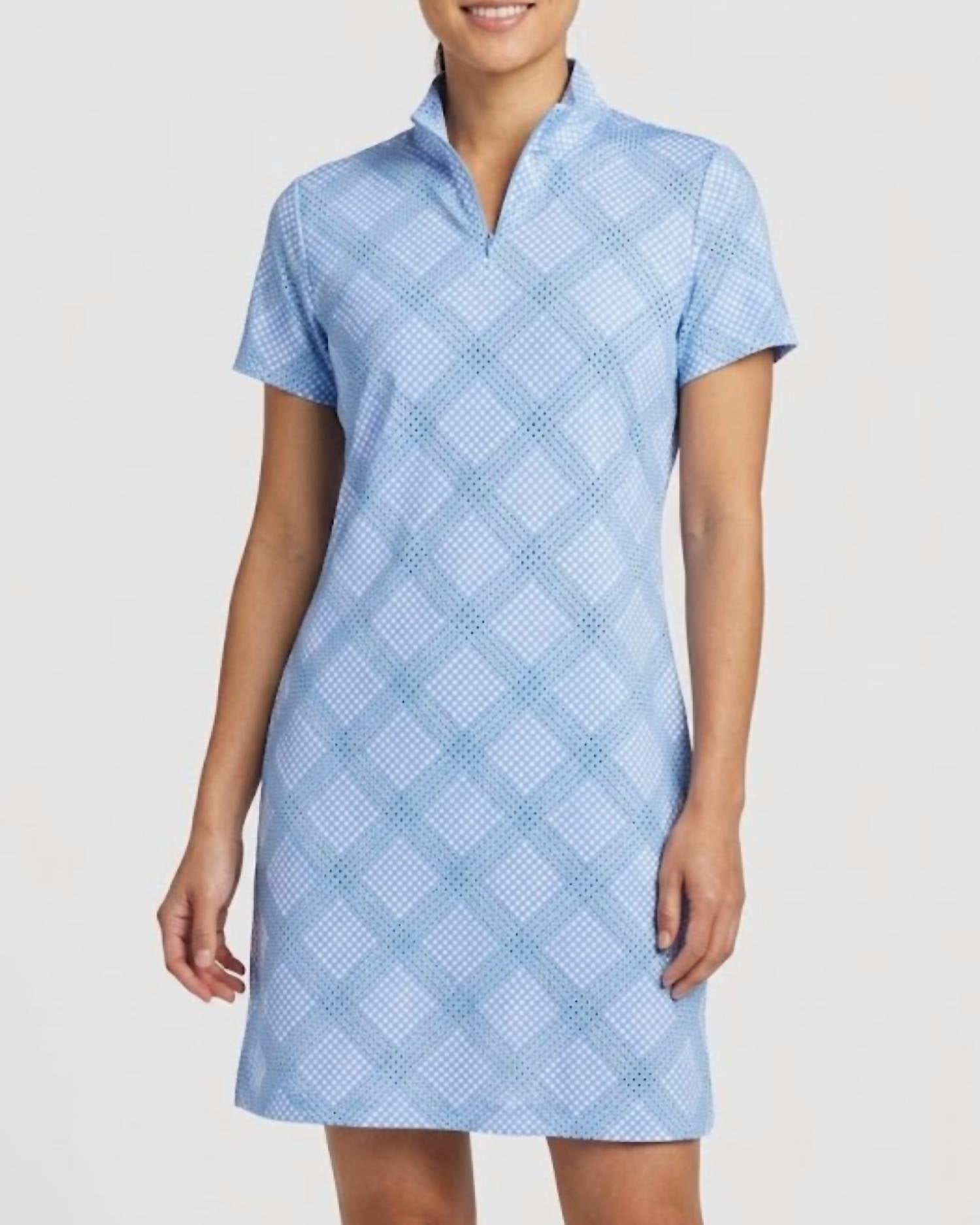 Lulu-B - 1/4 Zip Mini Shift Dress