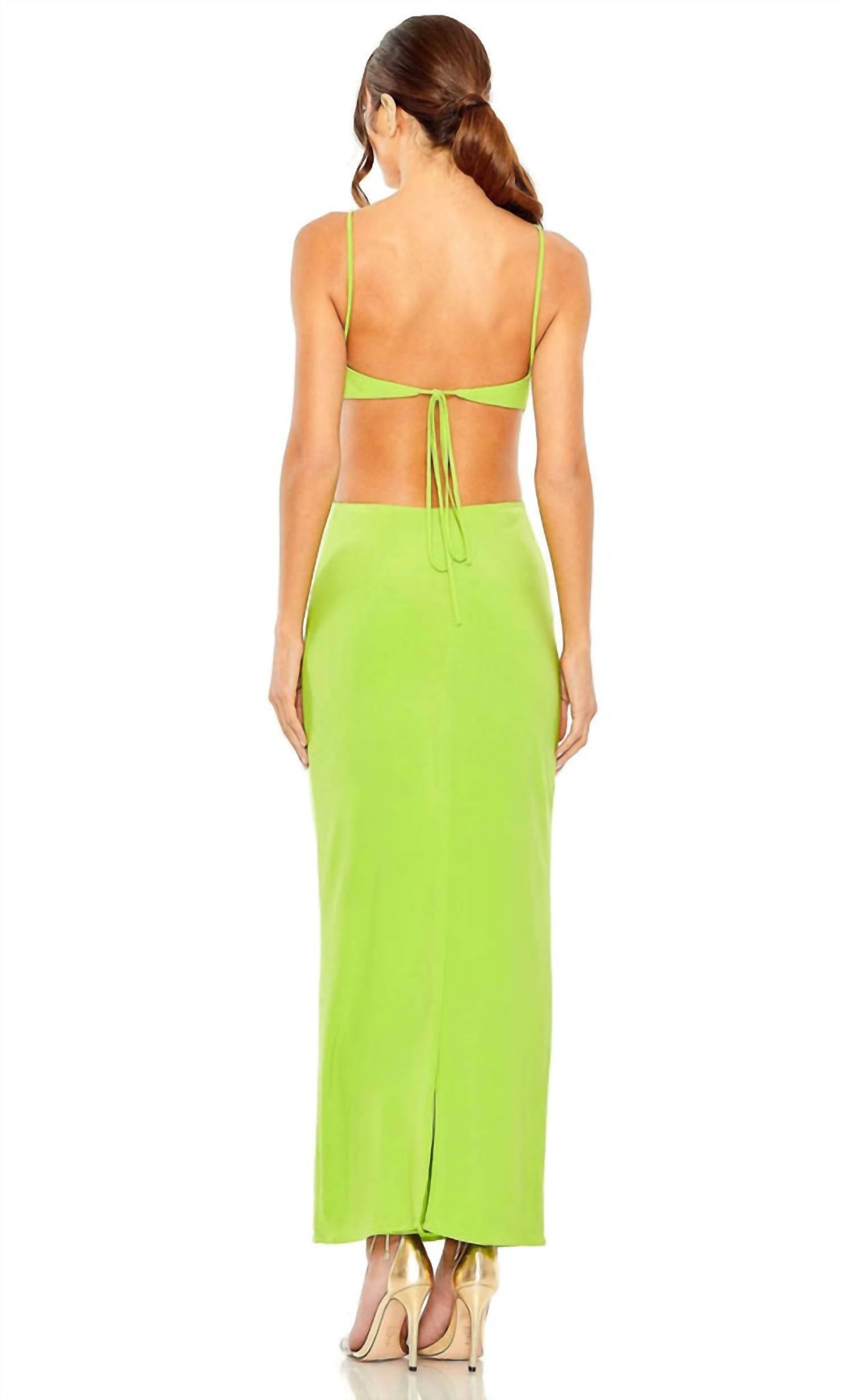 Mac Duggal - Cutout Maxi Dress