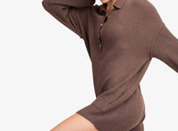 Hoity Toity - Ribbed Knit Sweater Romper
