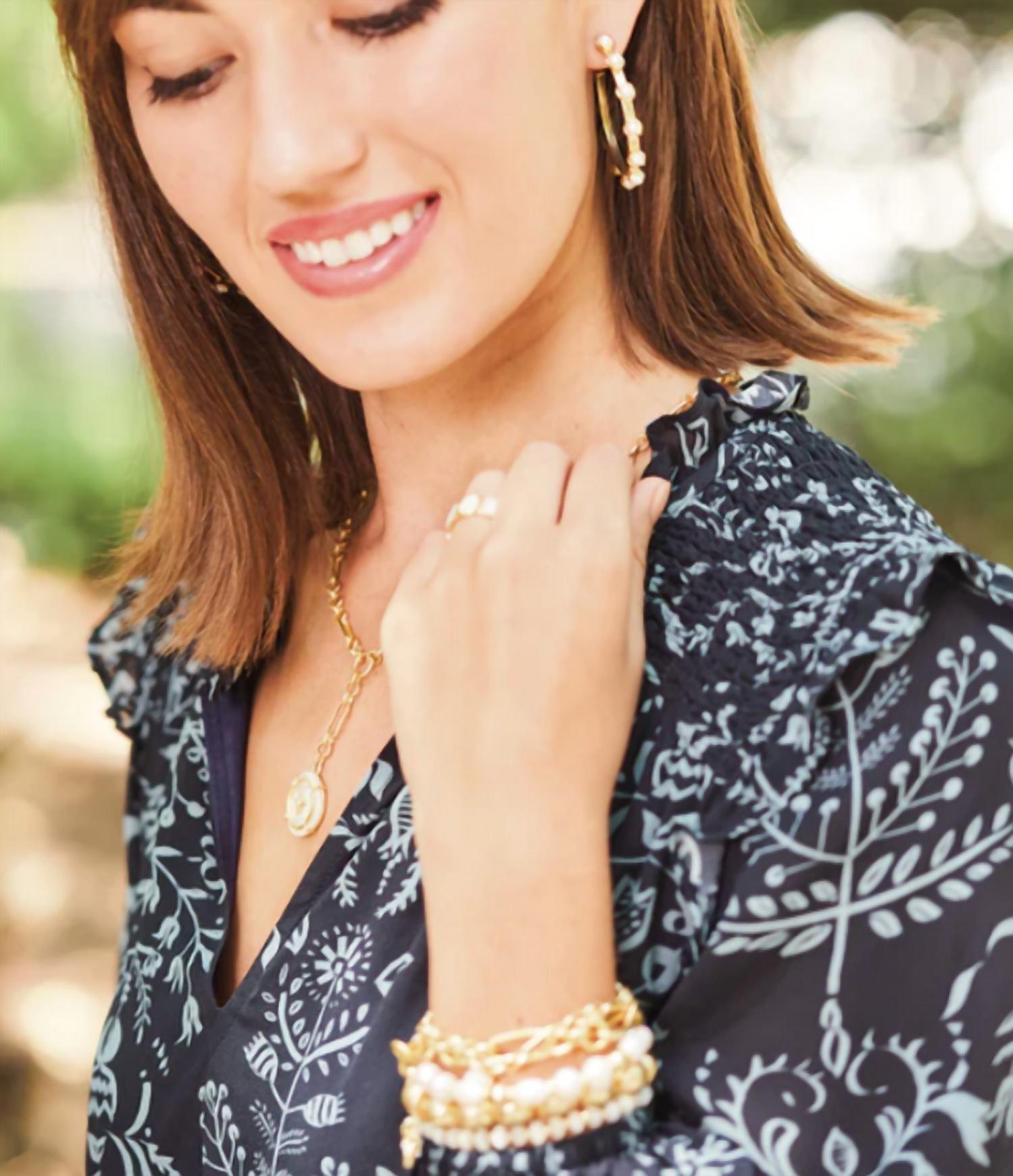 spartina 449 Women's Orla Round Necklace in gold - women's jewelry - view 4