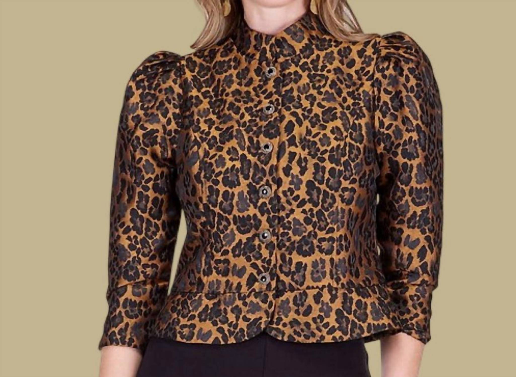 Jade - Flossy Button Down Jacket