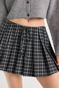 Good American - Pleated Mini Skirt
