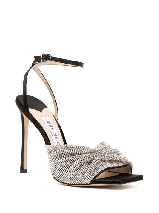 Jimmy Choo - Women's Nara 110 Crystal-embellished Sandals