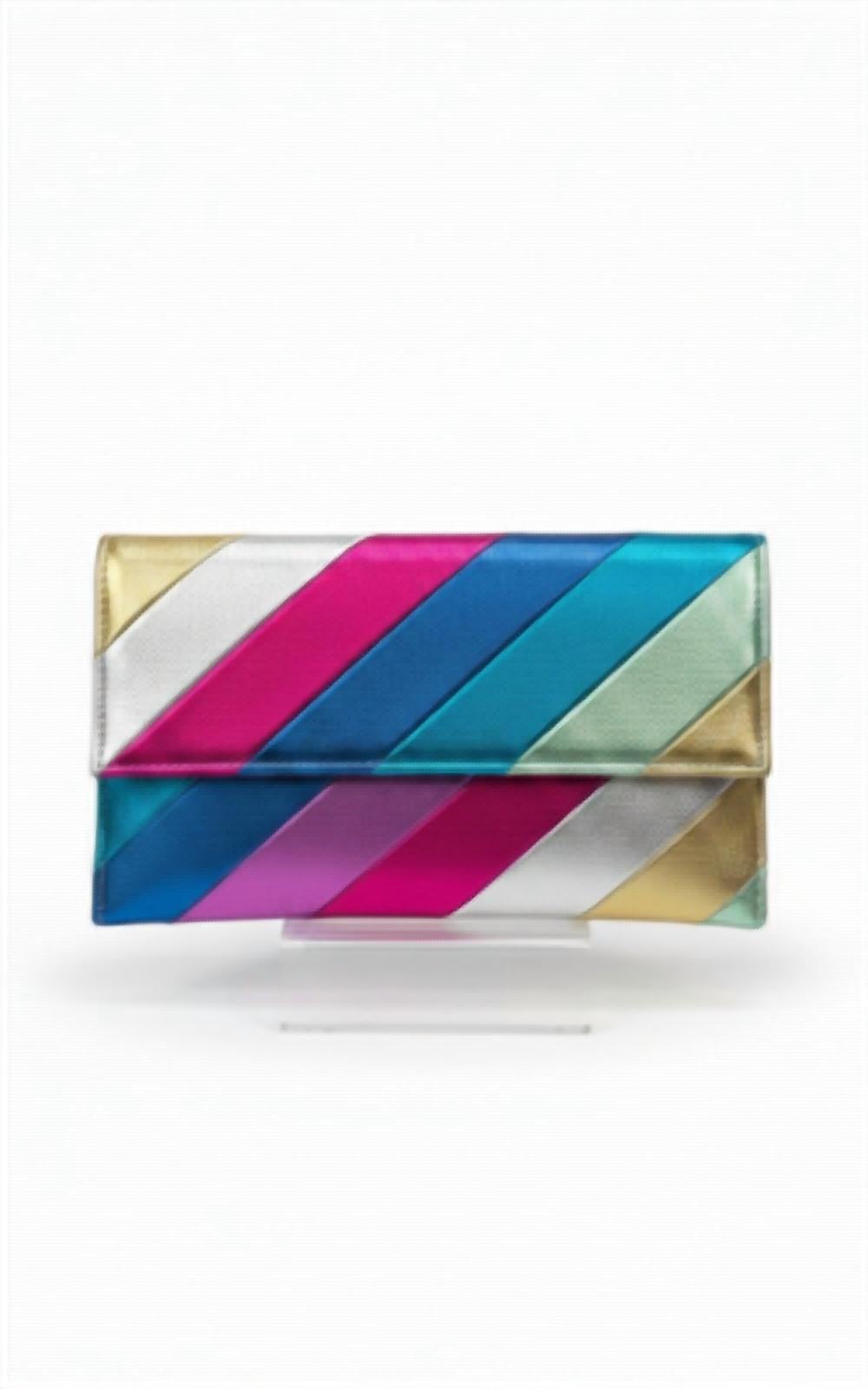 Urban Expressions - Rainbow Leather Clutch