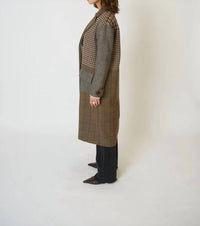 Central Park West - Raven Patchwork Long Coat