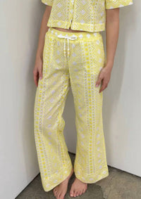 Jocelyn - Eyelet Pants