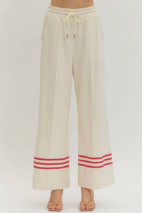 Entro - Trim Wide-Leg Pants