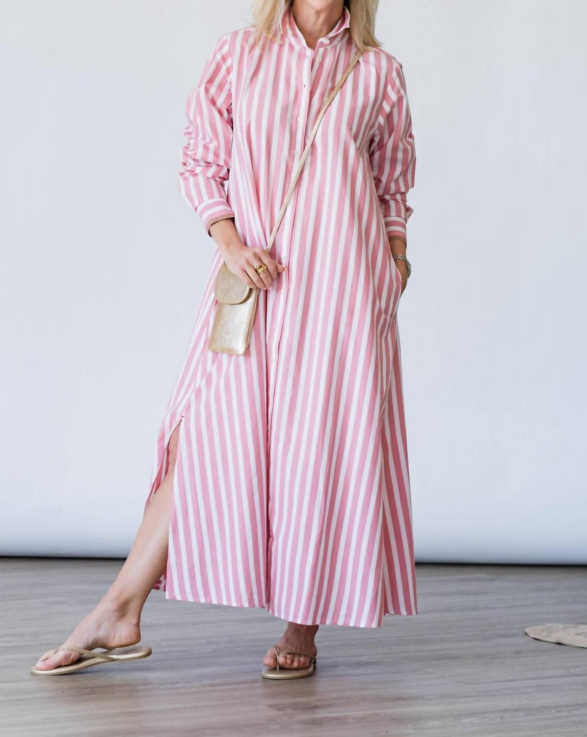 XIRENA Boden Dress in rosebud stripe - women's dress