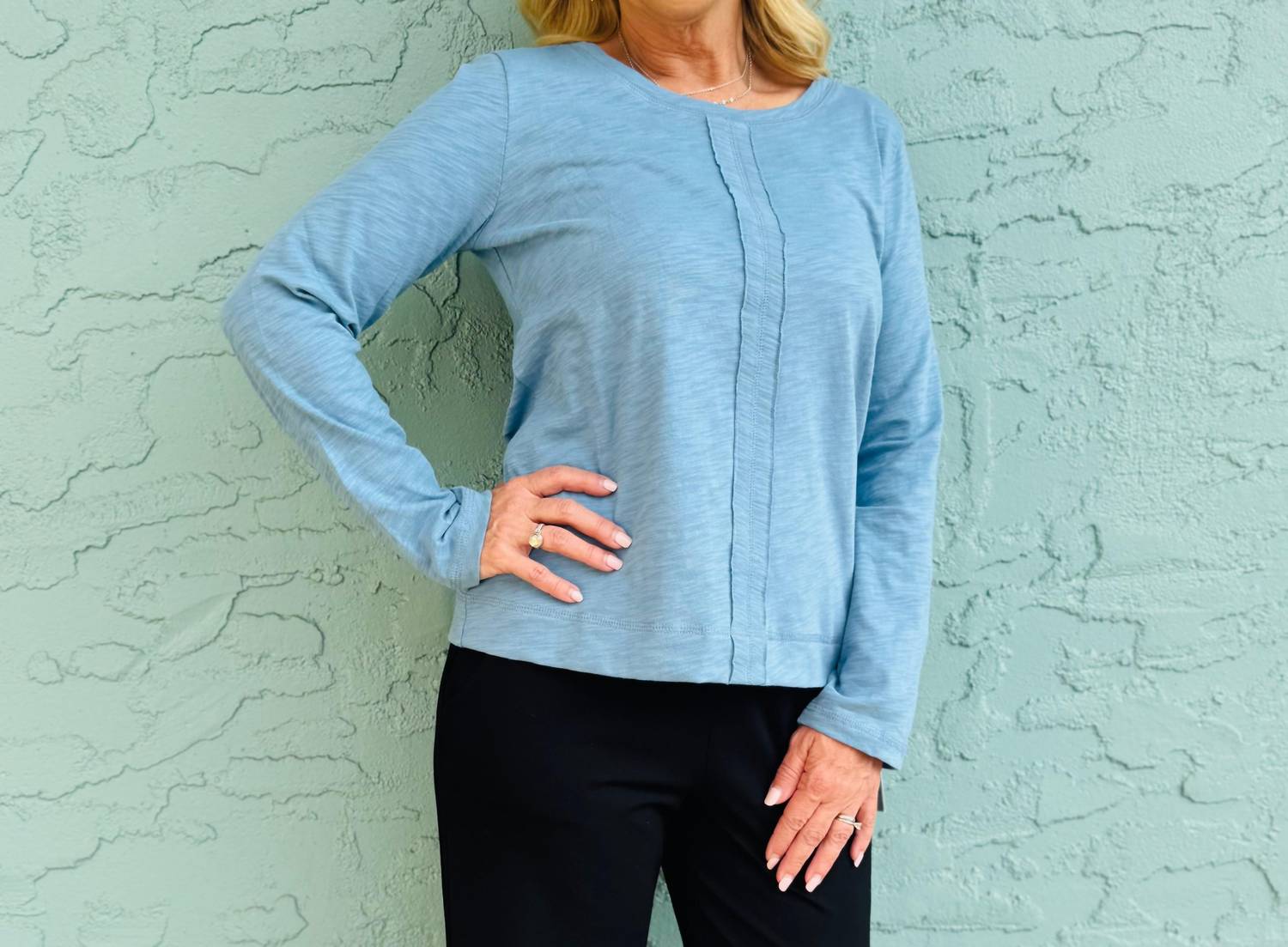 Habitat - Cotton Slub Stay Centered Tee - Plus