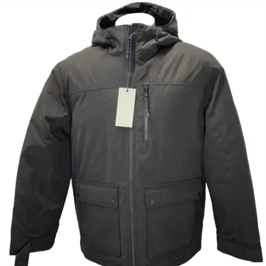 Cole Haan - Men's Down Puffer Insulated Hooded Full Zip Jacket