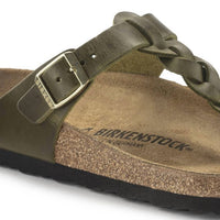 Birkenstock - Women's Gizeh Braided Oiled Leather Sandals