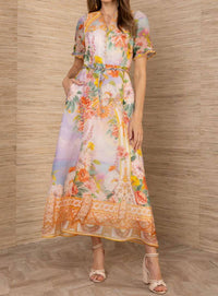 Hale Bob - Cyrilla Linen Organza Maxi Dress