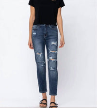 Judy Blue - Women's Emily Distressed Boyfriend Jeans