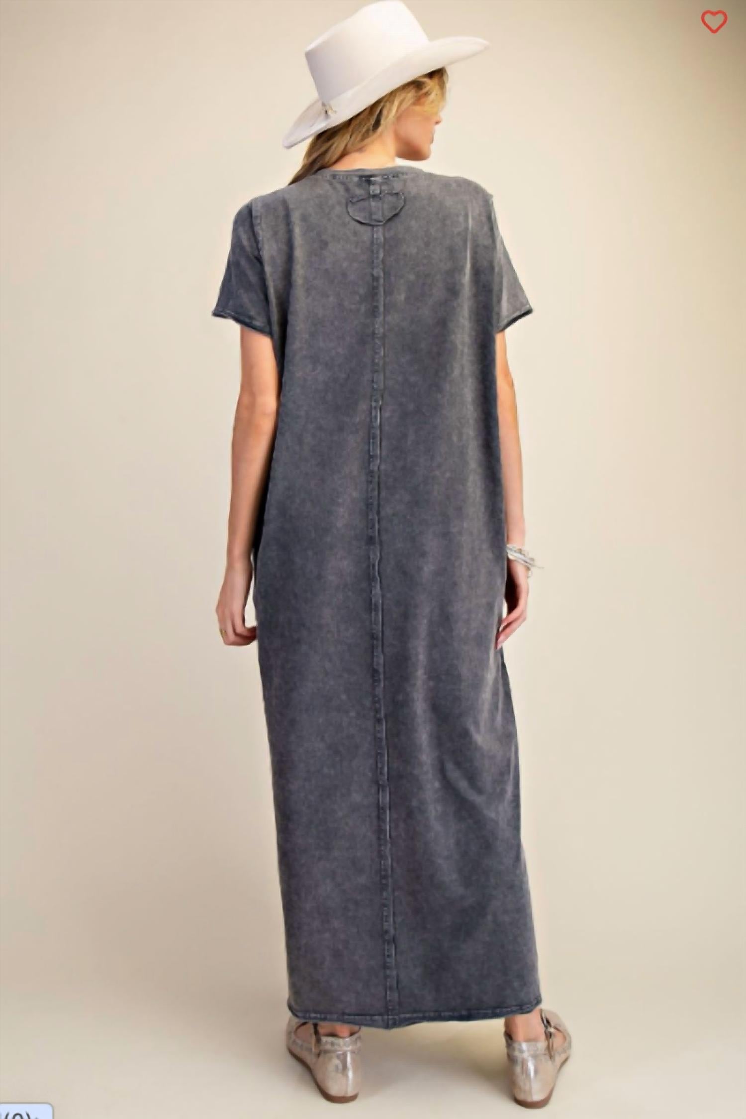 Easel - Terry Midi Dress