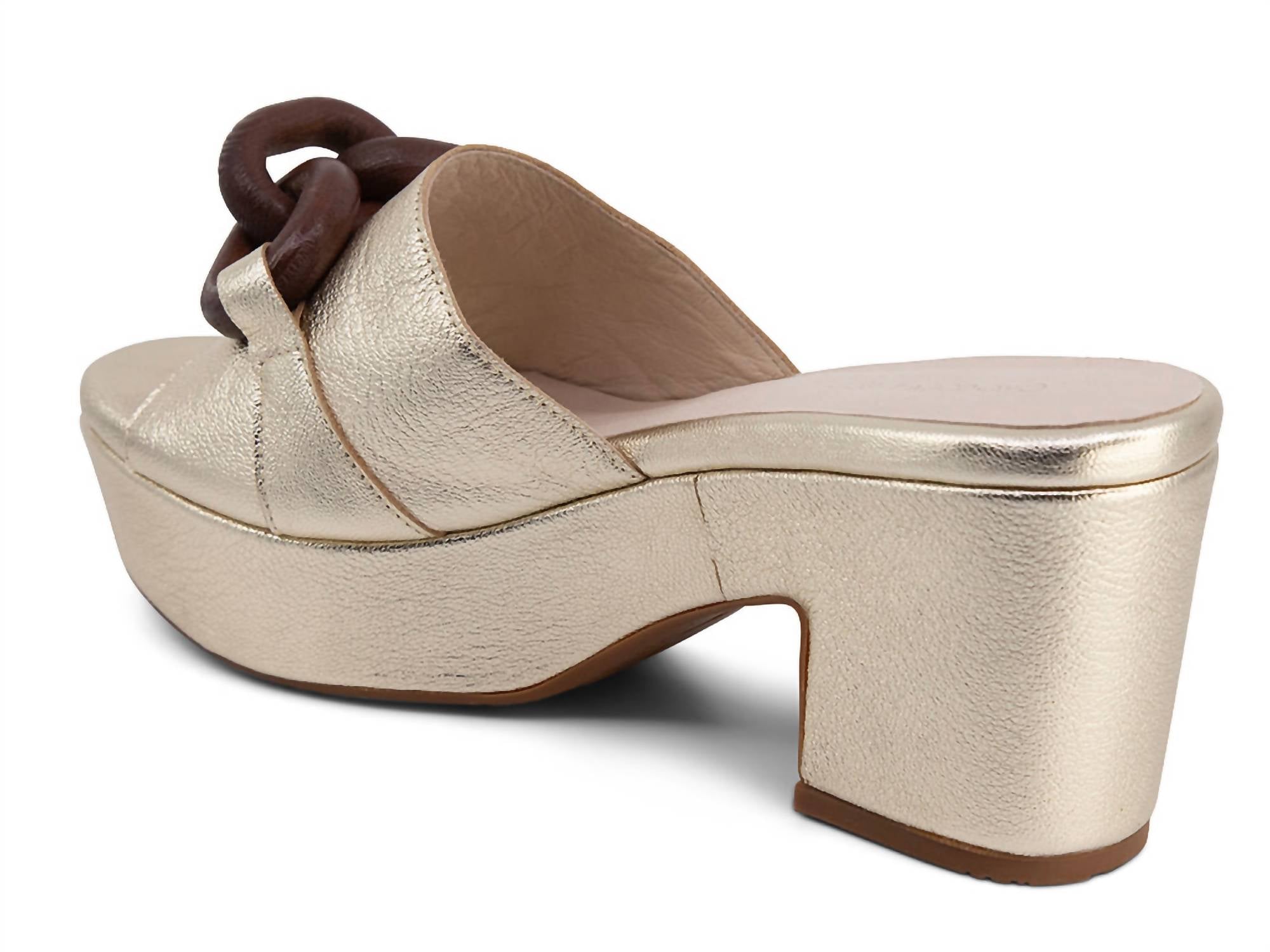 Chocolat Blu - Women's Grecia Leather Sandal