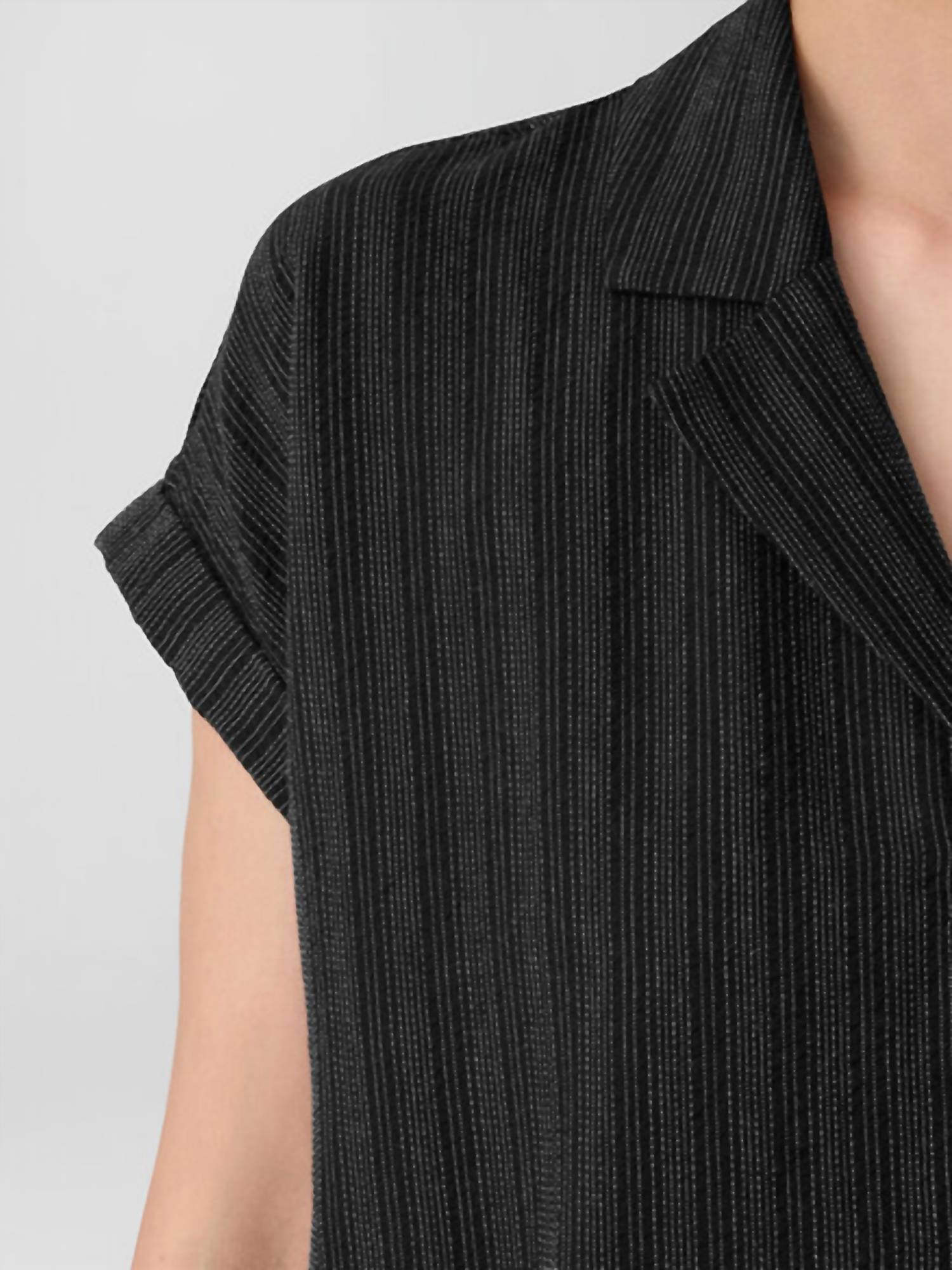 Eileen Fisher - Stripe Stitch Shirtdress