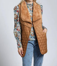 Apny - Sherpa Quilted Vest
