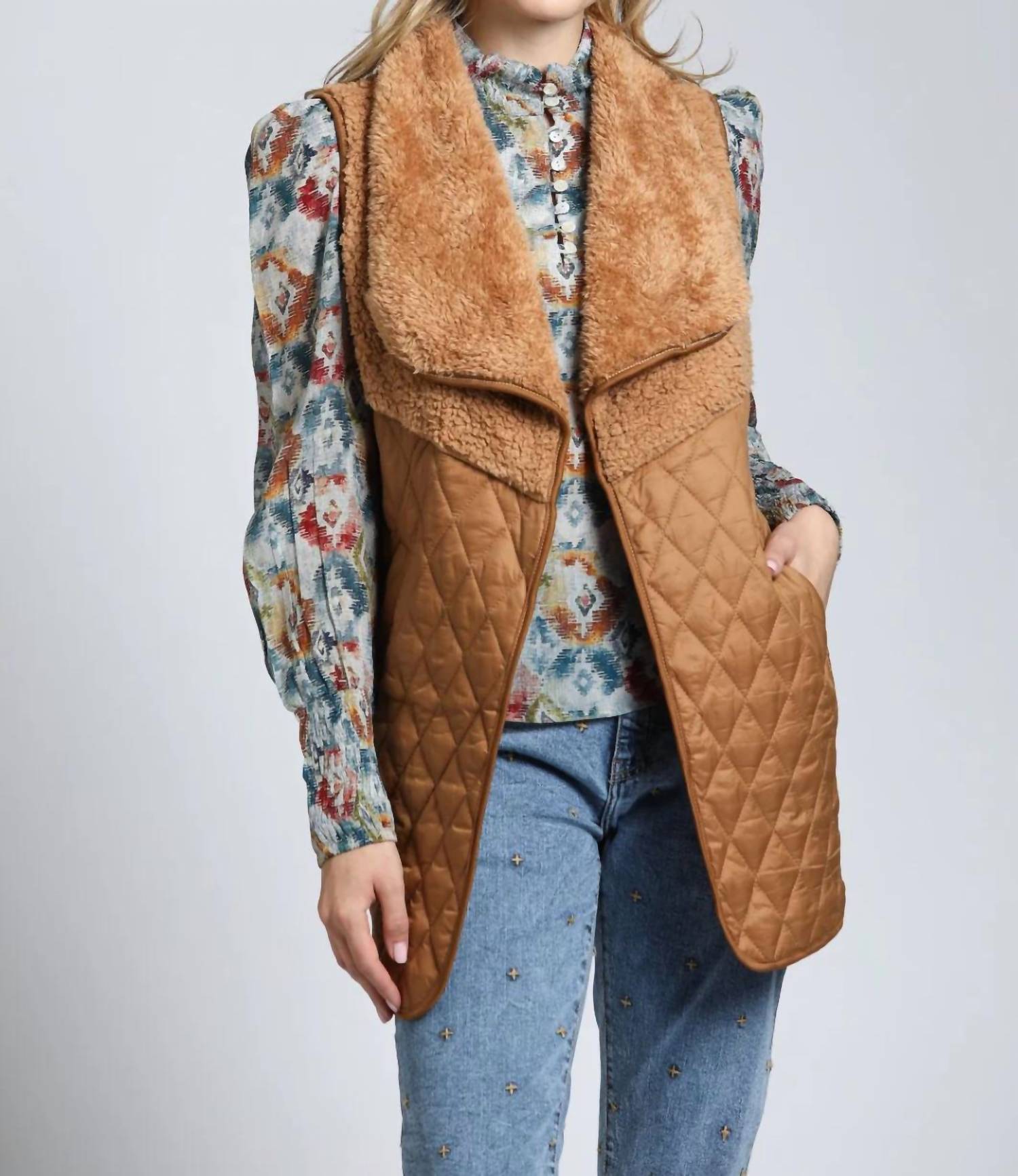 Apny - Sherpa Quilted Vest