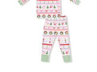 Angel Dear - Girl's Sugar Plum Fairy Nutcracker Fair Isle Bamboo Long Sleeve Pajama Set