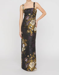 Kay Unger - Lilith Sleeveless Jacquard Gown