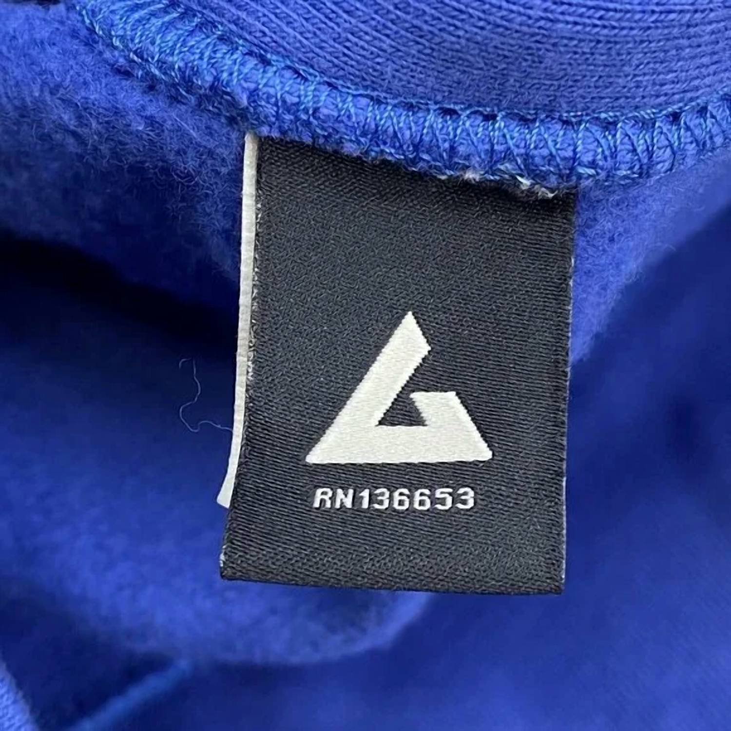 American Giant Women's Relaxed Classic Full Zip Hoodie in blue - women's top - view 9
