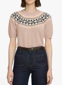 Frame - Cashmere Fairisle Crew Sweater