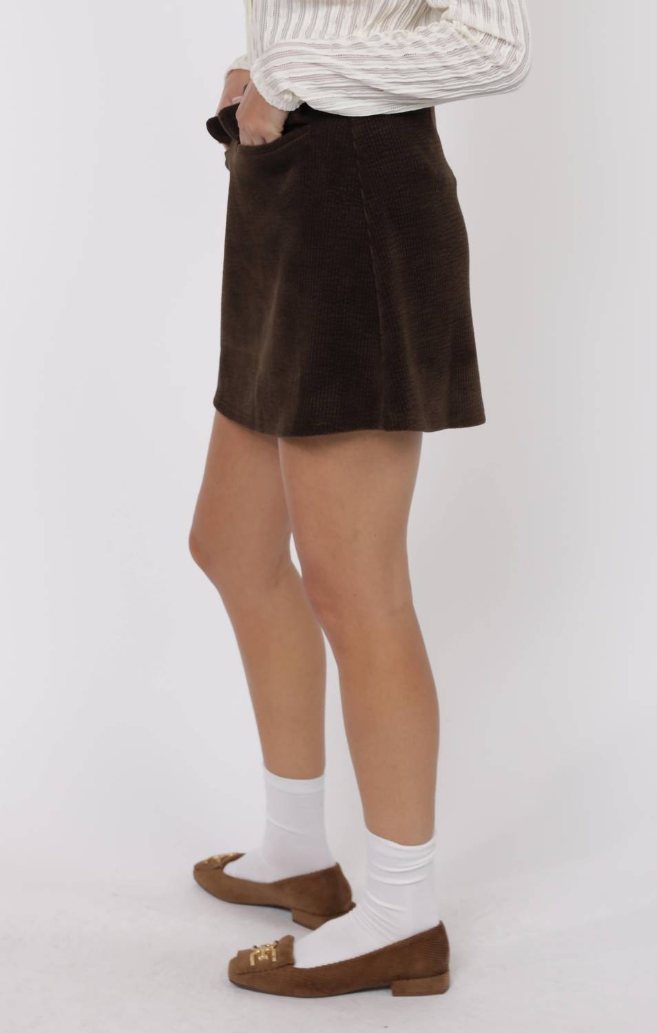 Sage The Label - Women's Mystique Mini Skirt With Faux Pockets